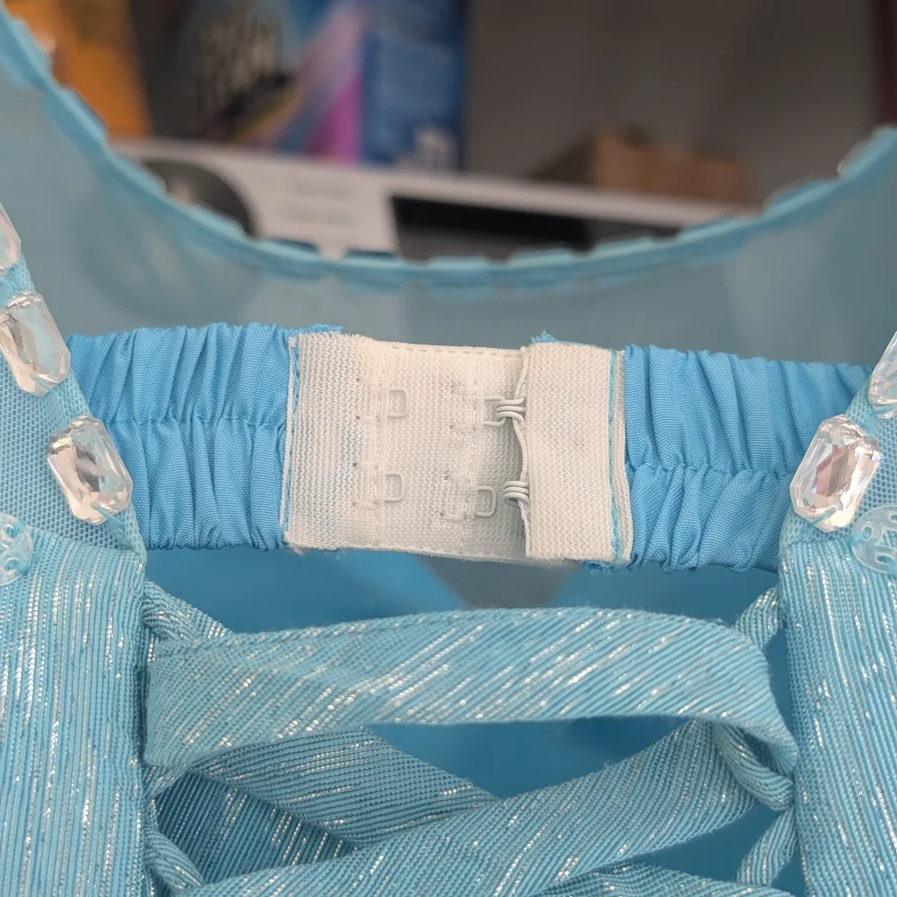 Costume: Handmade Frozen Elsa Gown And Cape, plus Crown with full price offer - Picture 9 of 17